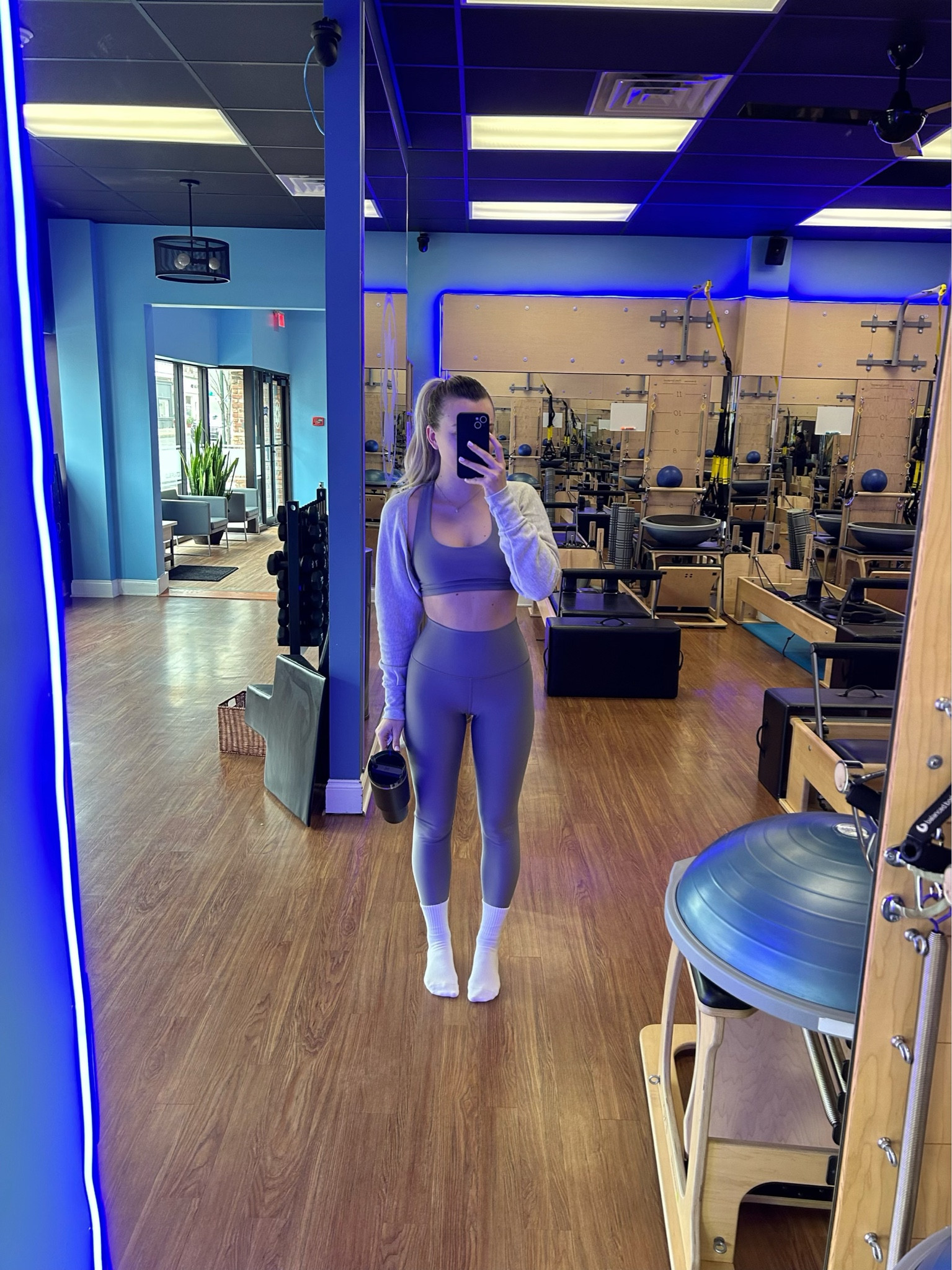 Todays Pilates outfit ✨ wearing size medium in the top & XS in the leggings 🥰 alo yoga, fitness outfit, Valentine’s Day outfit

#LTKMostLoved #LTKfitness #LTKstyletip