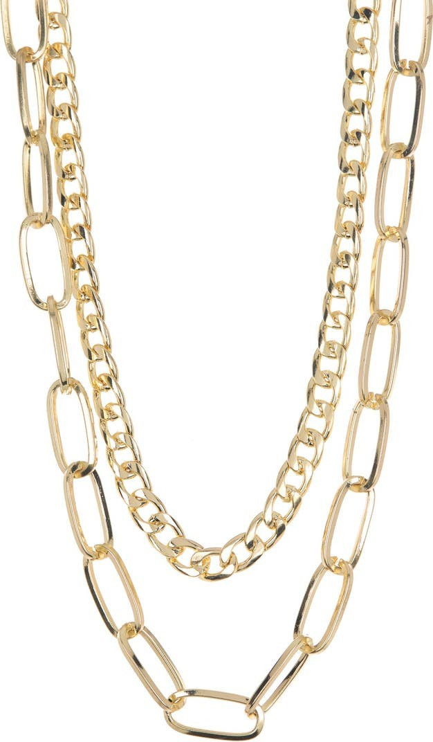 Double Layer Chain Link Necklace | Nordstromrack | Nordstrom Rack