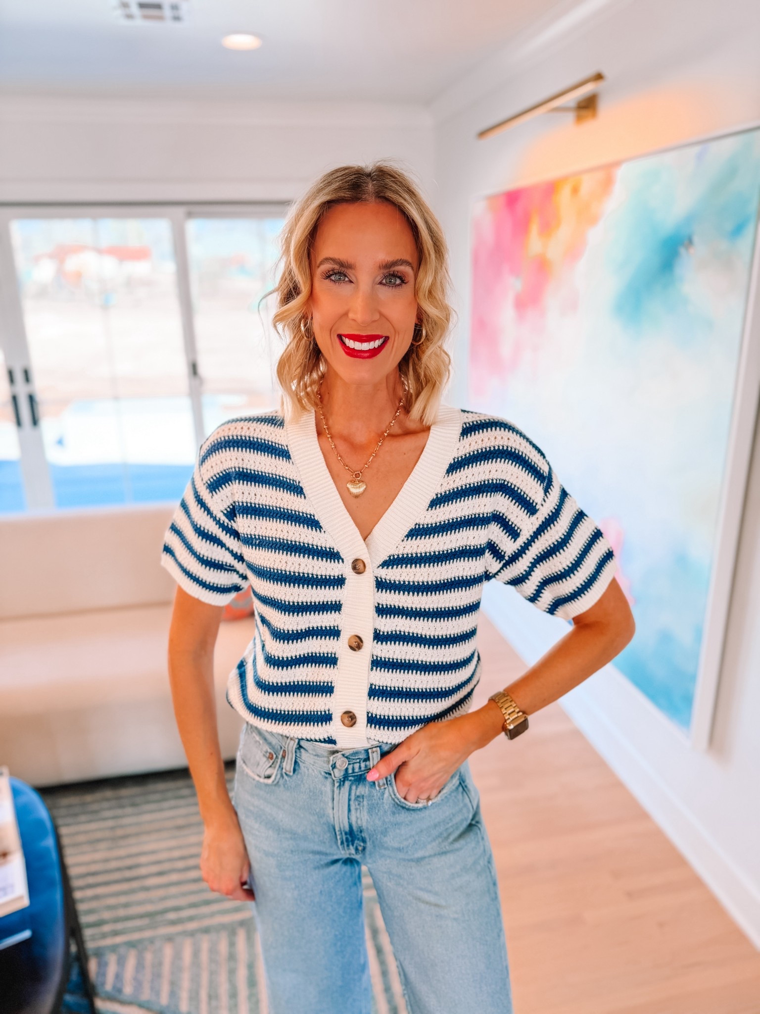 The perfect short sleeve sweater for Spring! 

Amazon sweater / Women’s sweater / Classic style / Striped sweater 

#LTKgrwm #LTKootd