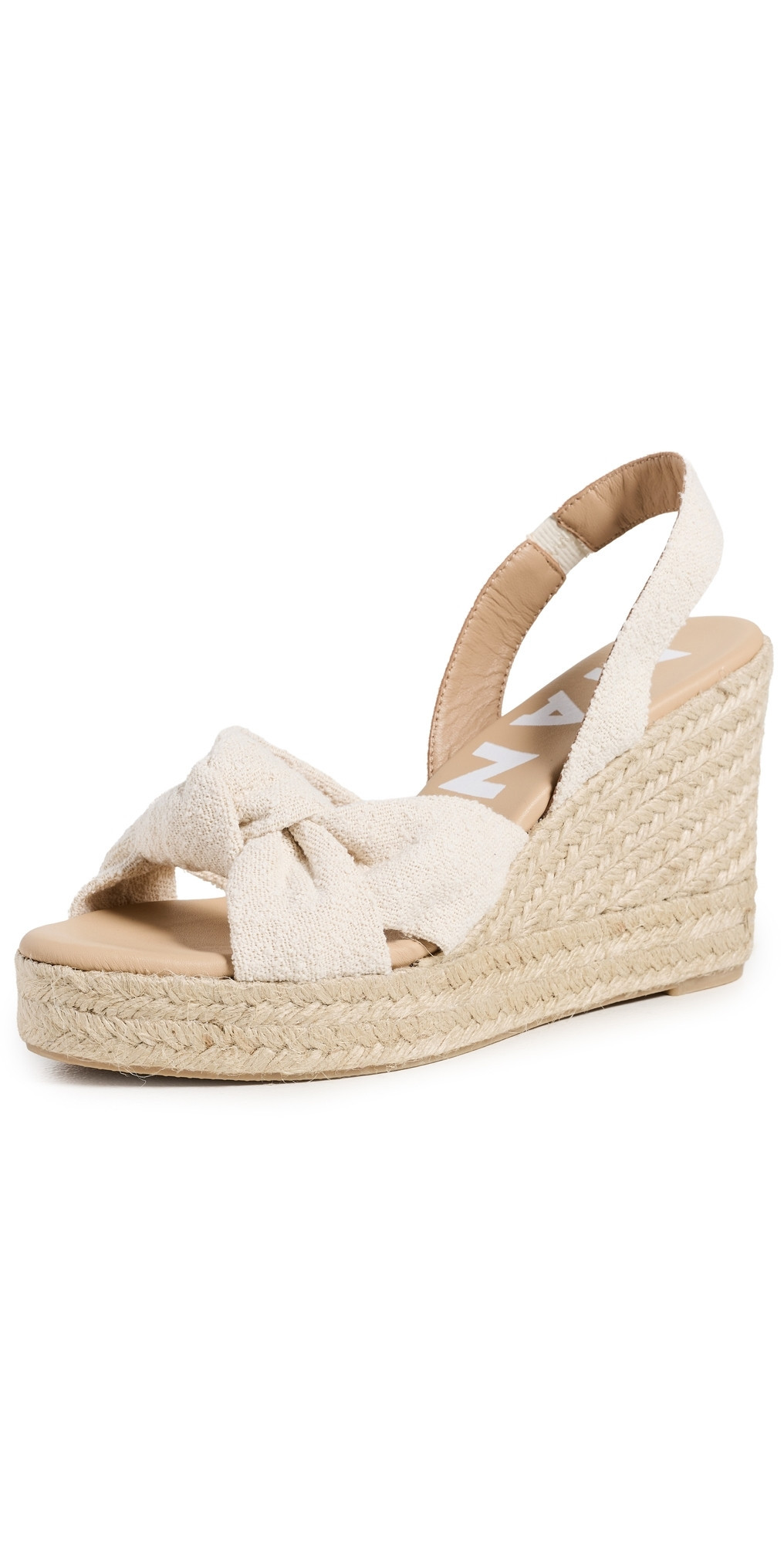 Manebi Wedge Knot Espadrilles Natural 40 | Shopbop