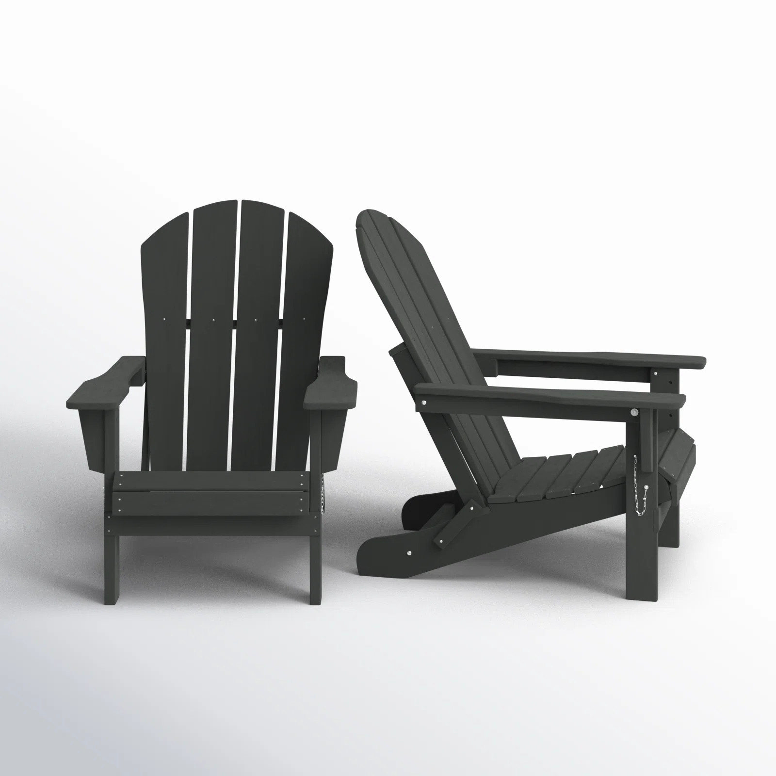 Laguna Foldable Outdoor Adirondack Set (Set of 2) | Wayfair North America