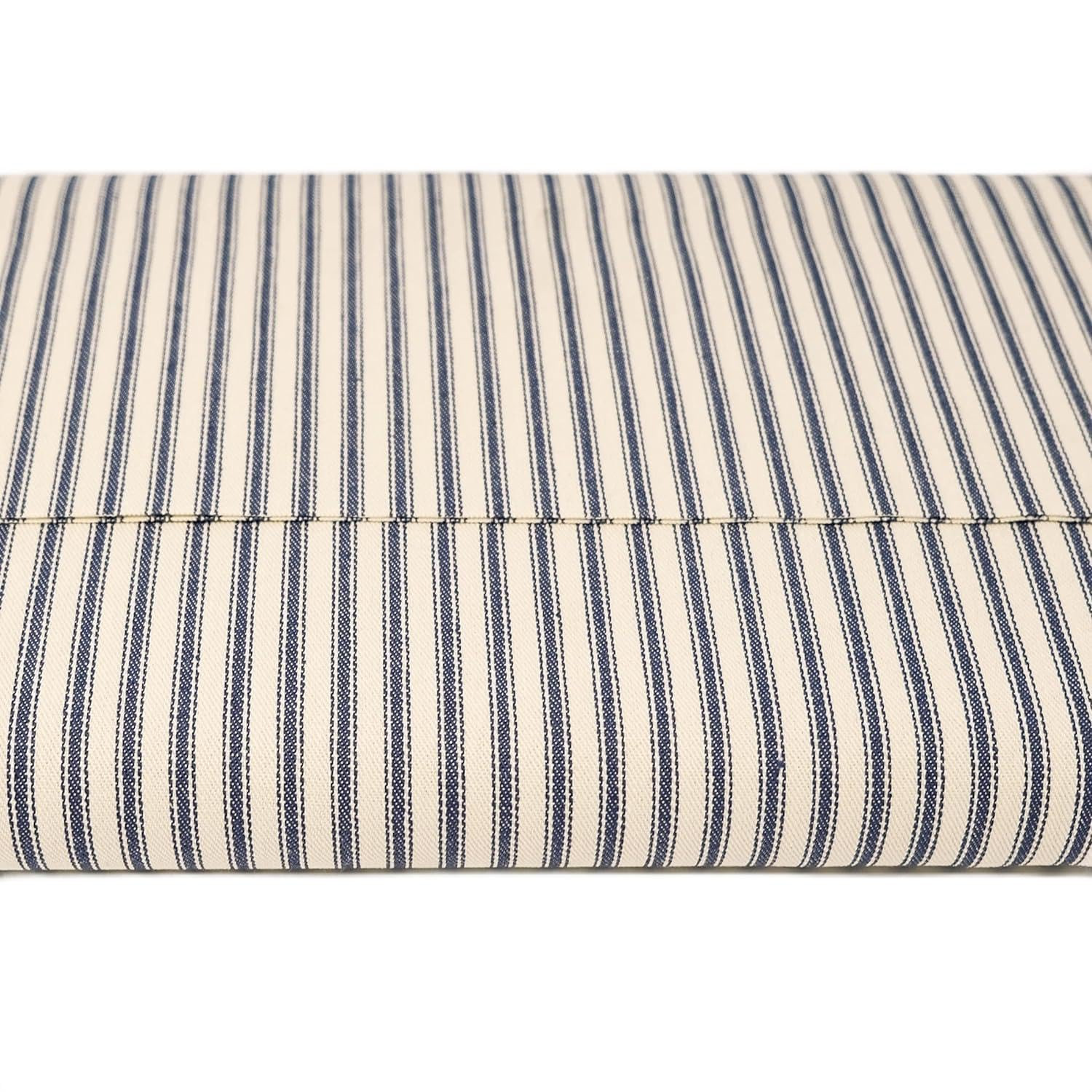 ROC-lon 44/45" 100% Cotton Woven Ticking Stripe Blue - 5 Yard Precut | Amazon (US)