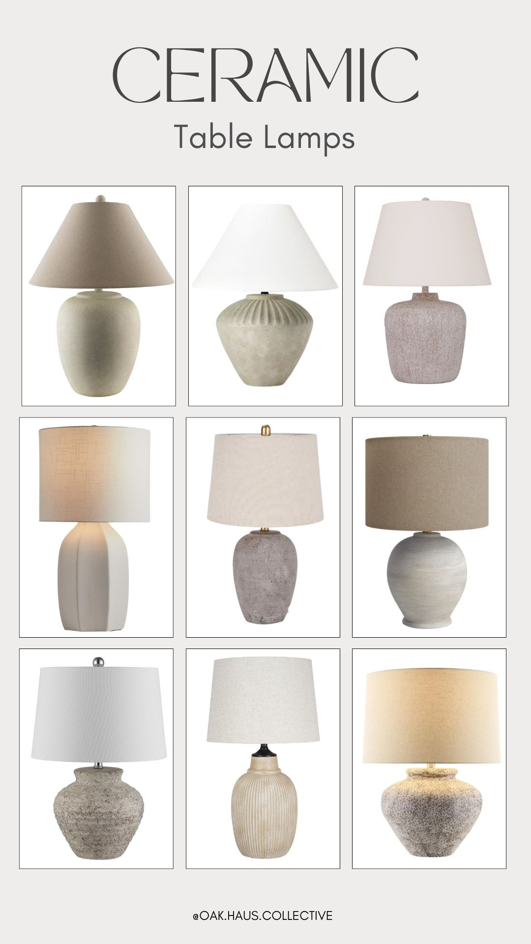 Ceramic Table Lamps #ceramic #tablelamp #lighting #homedecor 

 #LTKHome