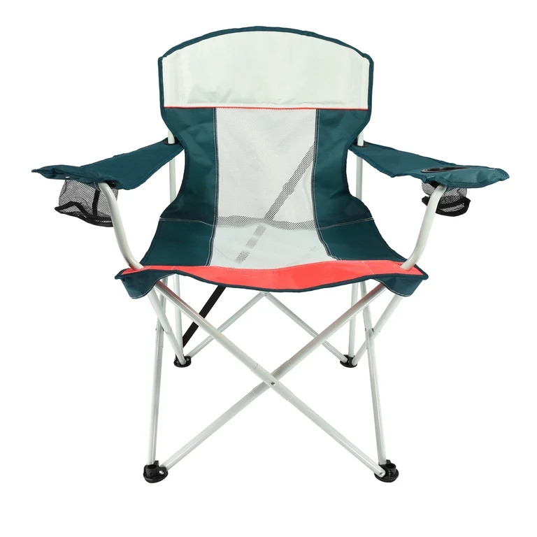 Ozark Trail Oversized Mesh Camping Chair with Carry Bag and Cup Holders | Walmart (US)