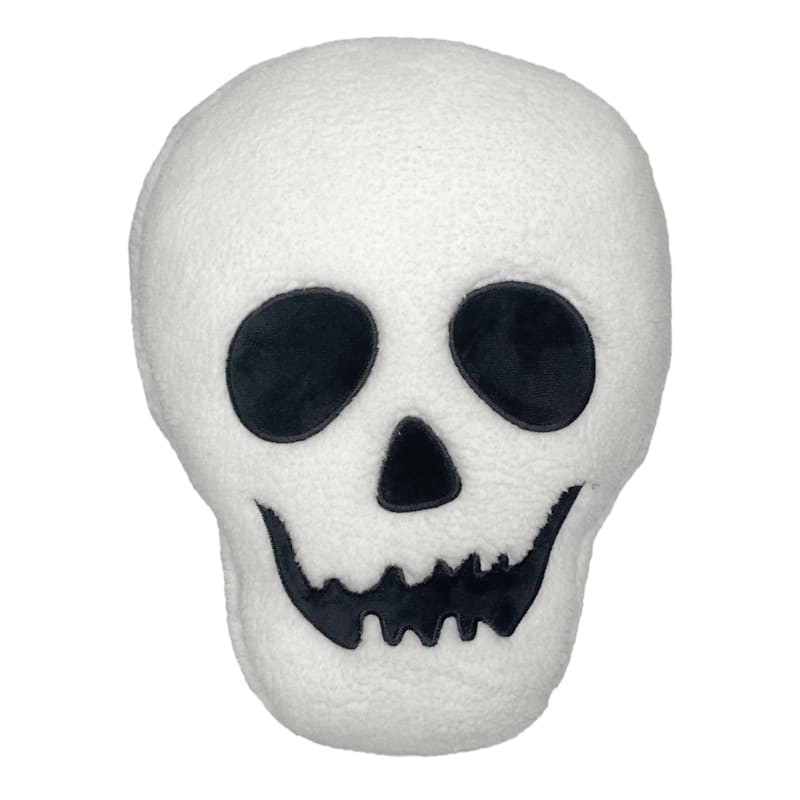 Skull Shaped Throw Pillow, 10.5x13 | At Home