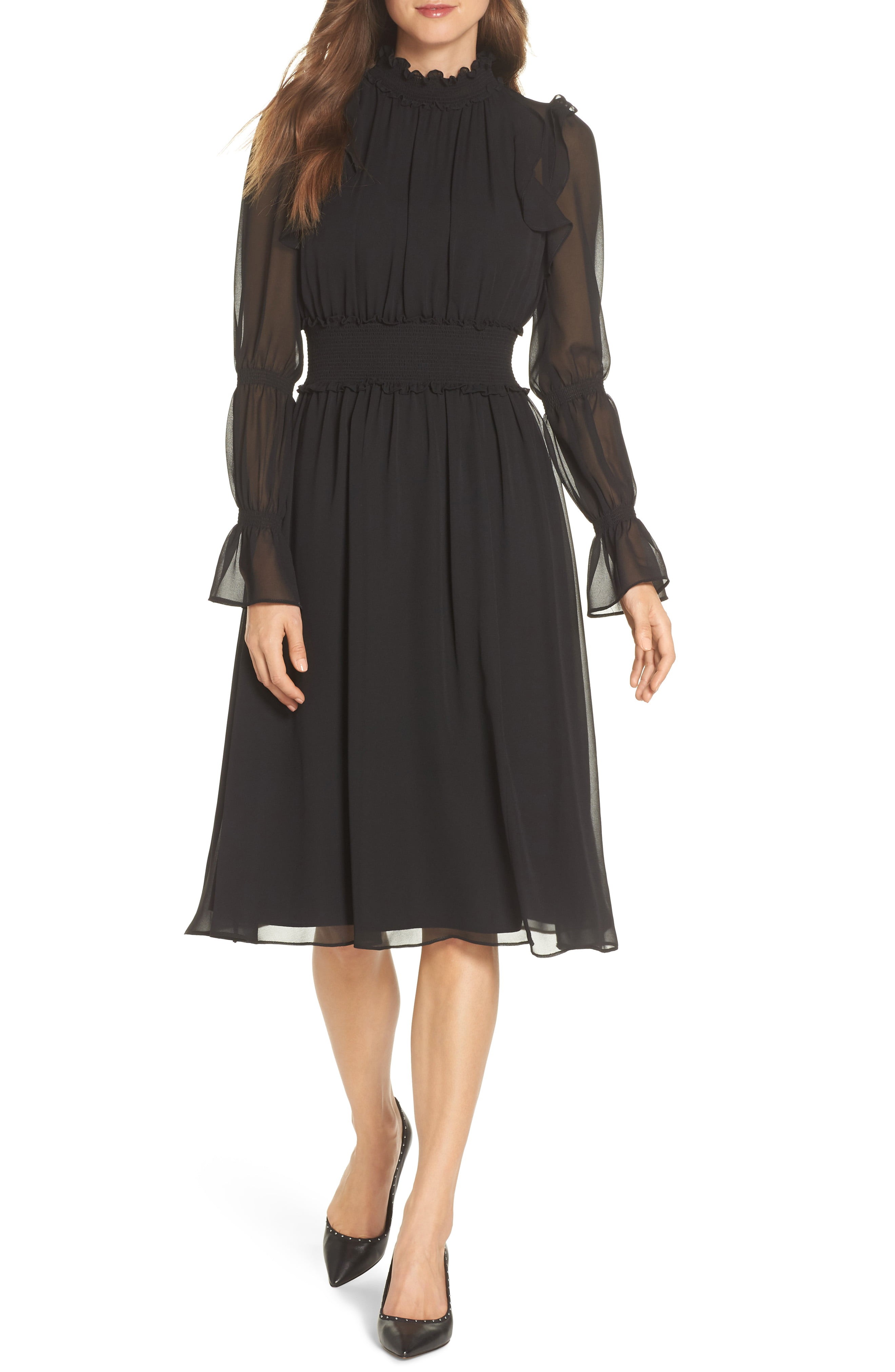 Chelsea28 Ruffle Midi Dress | Nordstrom
