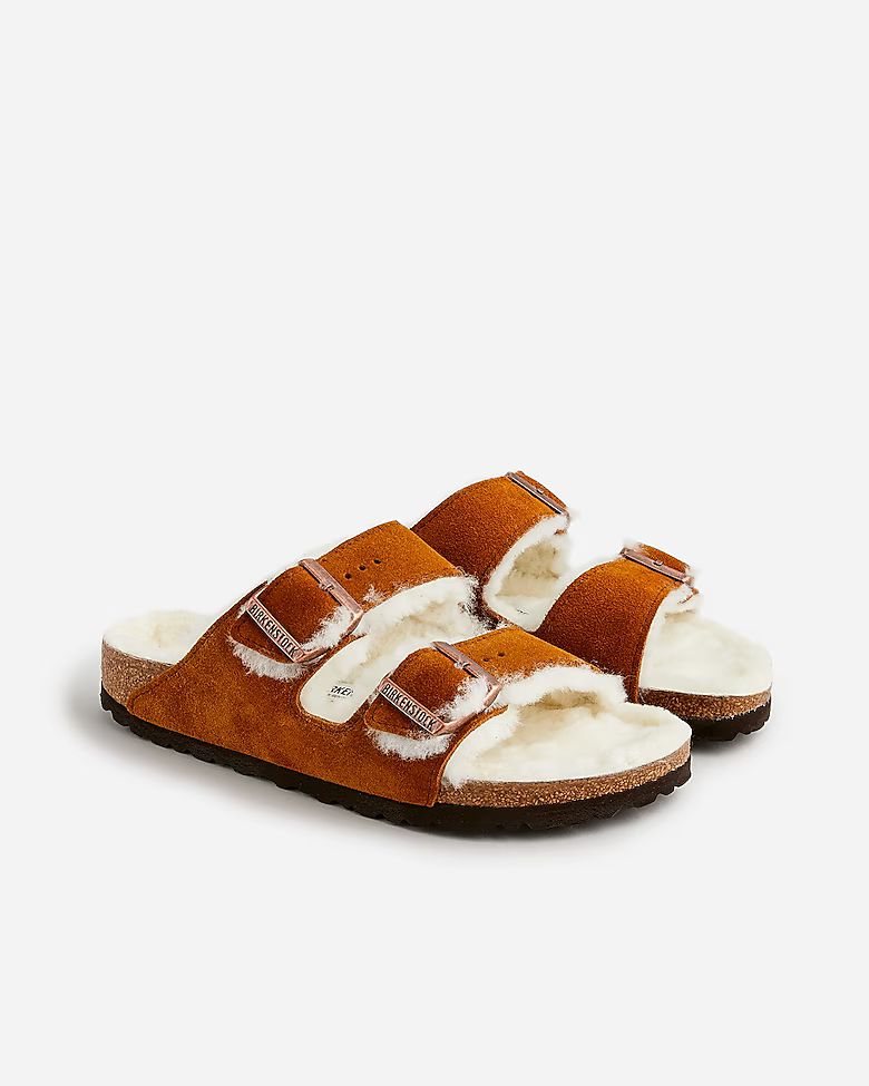 top rated4.9(8 REVIEWS)Birkenstock® Arizona shearling sandalsShop all BIRKENSTOCK$120.00$160.00 ... | J.Crew US