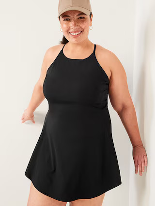 Sleeveless PowerSoft 2-in-1 Performance Mini Skort Dress for Women | Old Navy (US)