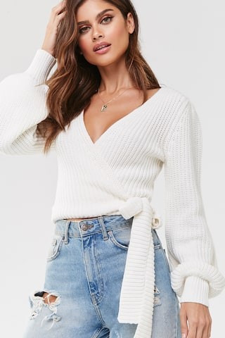 Surplice Wrap Sweater | Forever 21 (US)