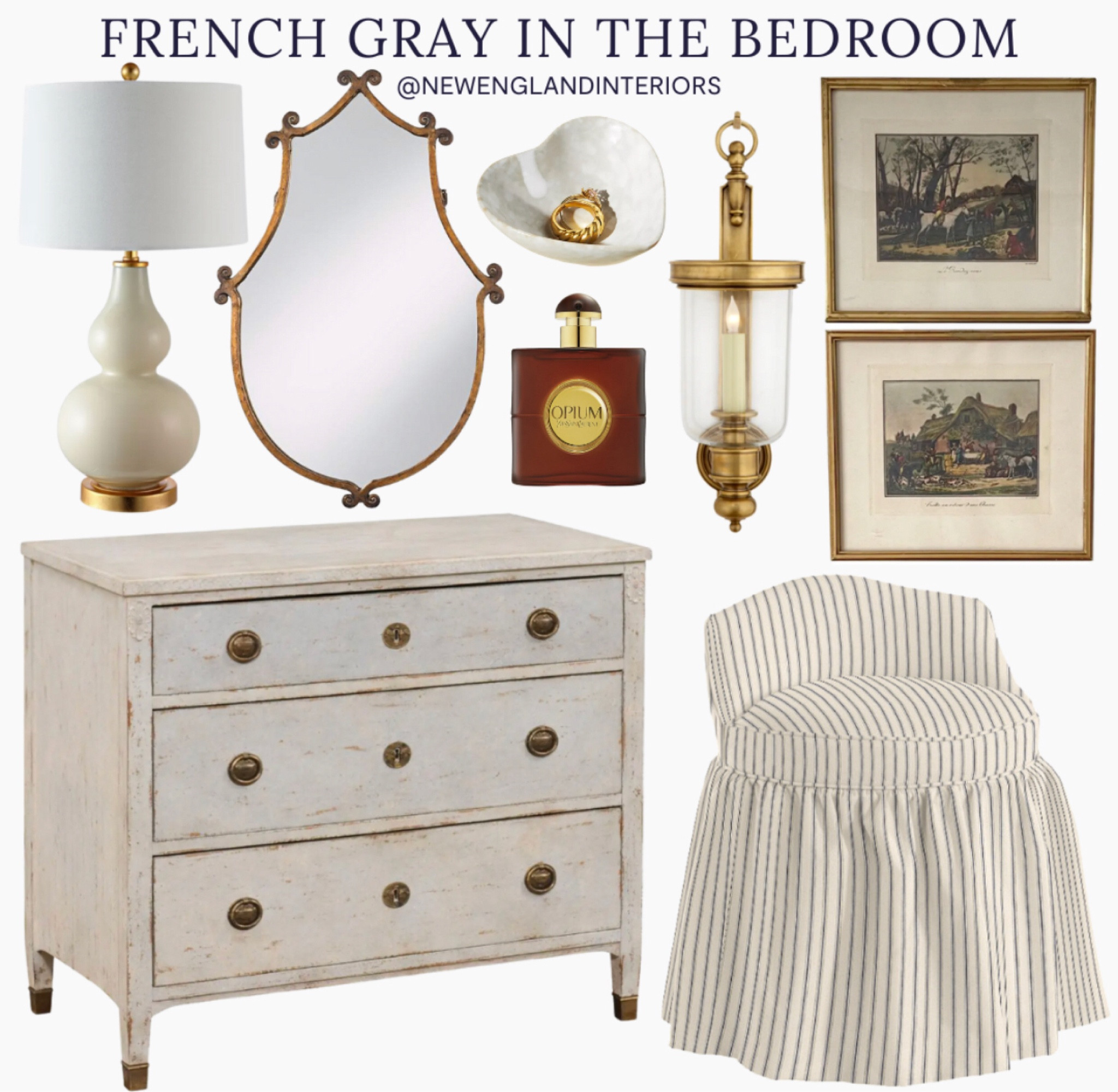 New England Interiors • French Grey In The Bedroom • Table Lamp, Antique Wall Art, Lighting, Mirror, Dresser, Chair, Bedroom Accents. 💤🤍

TO SHOP: Click on the link in bio or copy and paste link in web browser 

#grey #newengland #bedroominspo #bedroomreno #equestrian #polo #french #france #paris #lighting

#LTKFind #LTKhome #LTKtravel