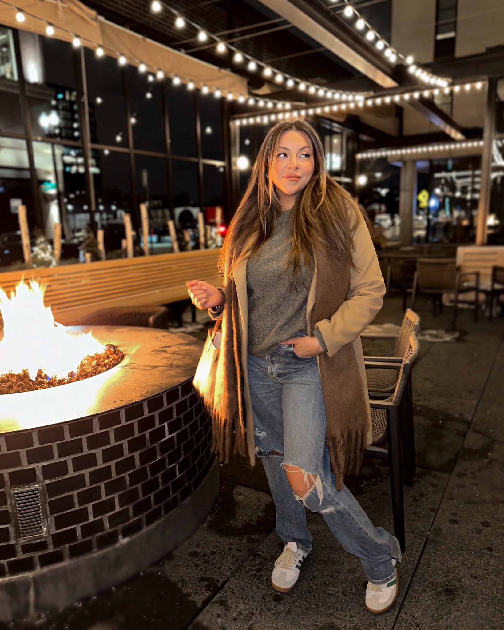 Wool camel coat, soft brushed blanket scarf, gray crewneck sweater, medium wash straight leg jeans 

#LTKSwim #LTKStyleTip #LTKFamily #LTKItBag #LTKParties #LTKShoeCrush 

#LTKWorkwear #LTKFindsUnder50 #LTKWedding #LTKHome #LTKBaby #LTKMens #LTKSaleAlert #LTKFindsUnder100 #LTKU #LTKBeauty #LTKBump #LTKOver40 #LTKTravel #LTKSeasonal #LTKKids #LTKMidsize #LTKActive #LTKPetite #LTKGiftGuide #LTKTall #LTKdayinmylife #LTKHoliday #LTKgrwm #LTKootd #LTKfitnessgoals #LTKmomlife #LTKmorningroutine #LTKselfcare #LTKstorytime #LTKfoodie #LTKvlog