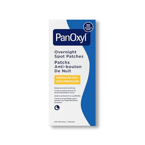 PanOxyl Overnight Spot Patches, Clear Latex-Free Hydrocolloid Blemish Dots, Overnight Protection for all skin types, 40ct | Amazon (CA)
