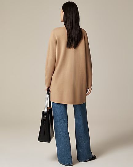 Juliette collarless sweater-blazer | J.Crew US