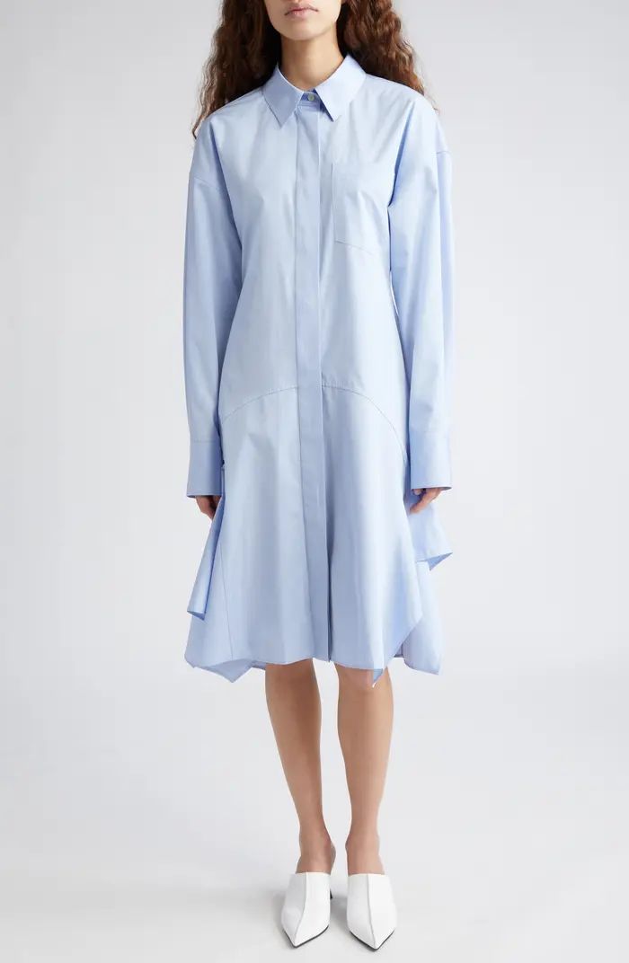 Stella McCartney Long Sleeve Cotton Poplin Shirtdress | Nordstrom | Nordstrom