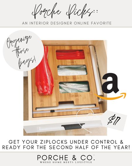 Ziplock bag drawer organizer for the Kitchen from Amazon 🤍 #ziplock #organizer #kitchen #drawers #bags

#LTKfamily #LTKstyletip #LTKhome