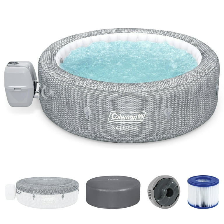 Coleman Sicily AirJet Inflatable Hot Tub w/ Cover w/ Pump #P09144 - Walmart.com | Walmart (US)