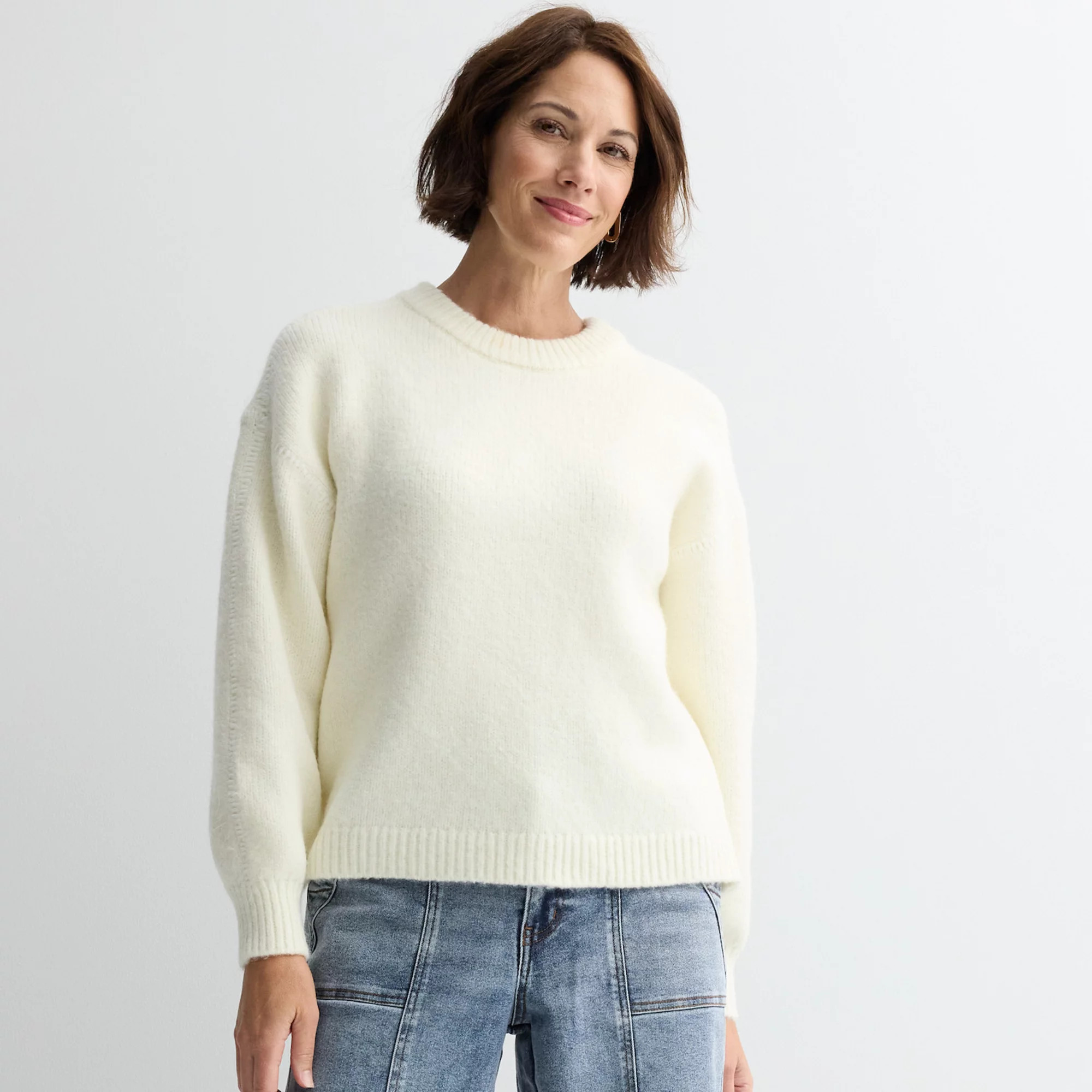 Women's Farmers Market Shaker Stitch Sweater | Kohl's