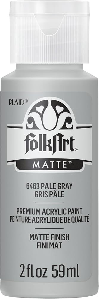 FolkArt Acrylic Paint in Assorted Colors (2 oz), , Pale Gray | Amazon (US)