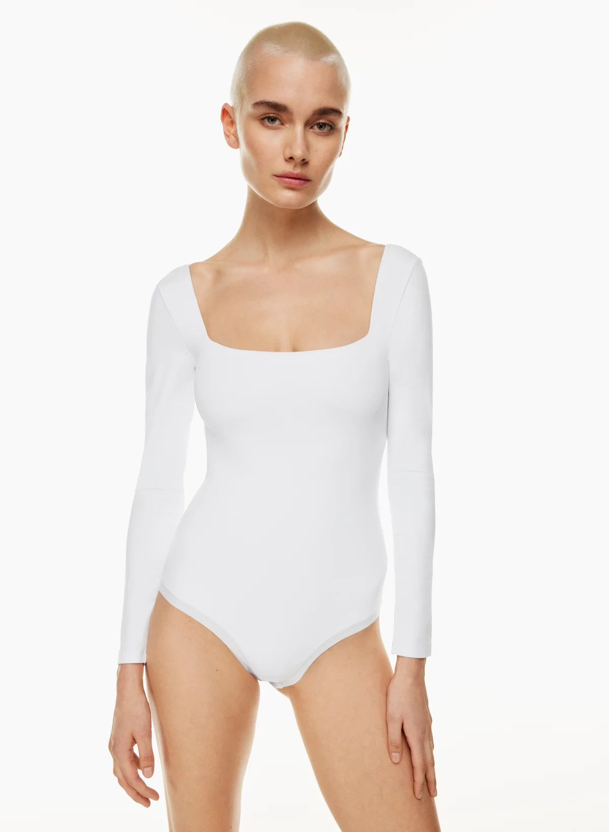 CONTOUR SQUARENECK LONGSLEEVE BODYSUIT | Aritzia