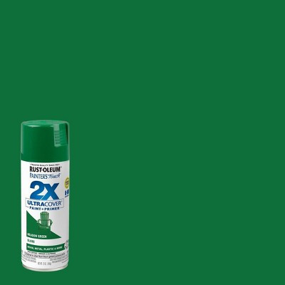 Rust-Oleum Ptouch 2X + Spray Paint Gloss Meadow Green: Oil-Based for Wood & Metal, Interior/Exterior, 12 oz | Target
