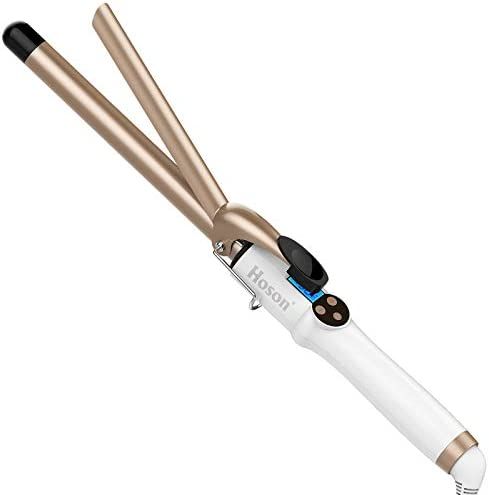 3/4 Inch Curling Iron Professional, Ceramic Tourmaline Curl Wand Barrel, Hair Curler Iron with 9 ... | Amazon (US)