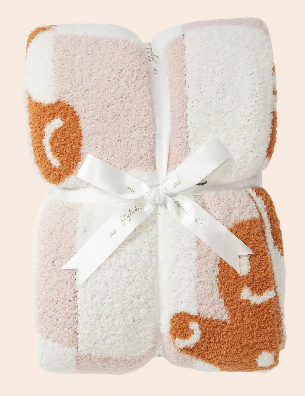 TSC x Madi Nelson: Gingerbread Checkered Buttery Blanket- Pre-Order 11-30 or sooner | The Styled Collection