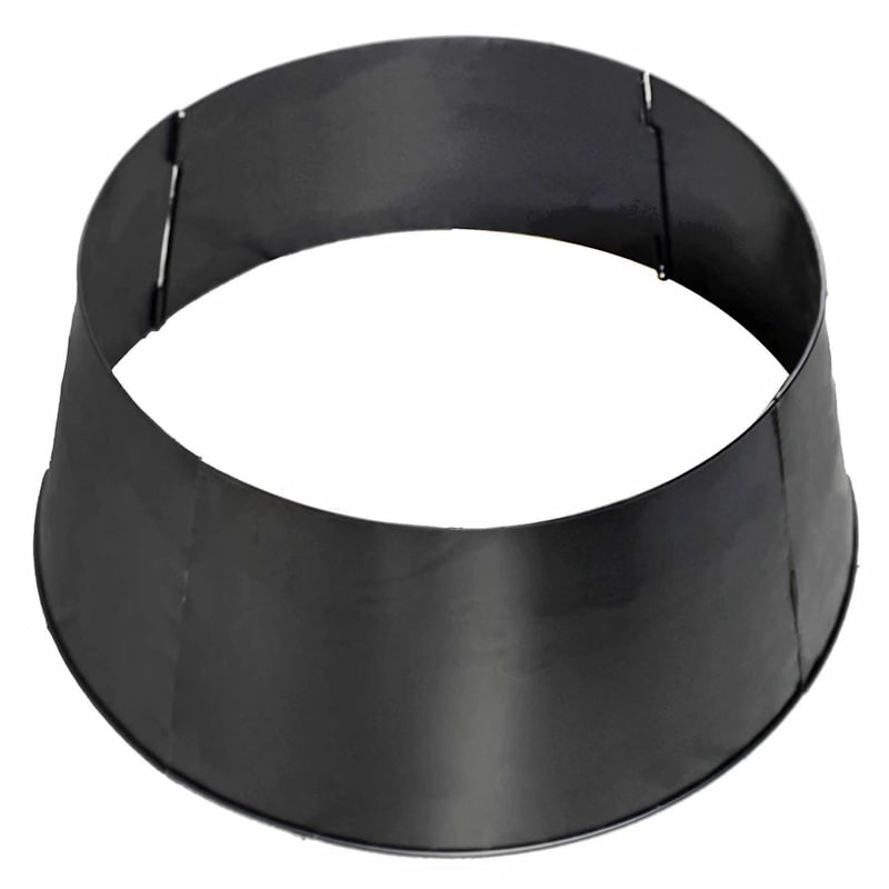 Matte Black Metal Tree Collar, 25" | At Home