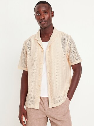 Short-Sleeve Camp Shirt | Old Navy (US)