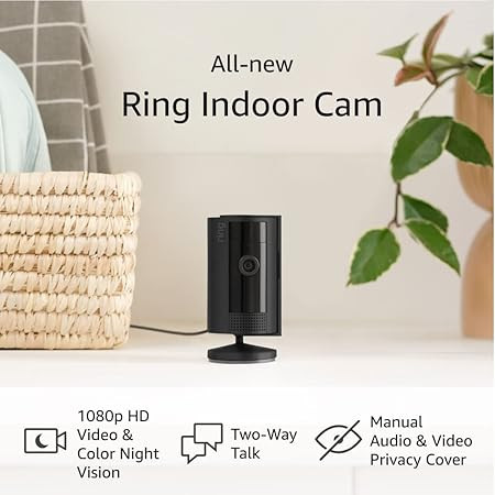 All-new Ring Indoor Cam (2nd Gen) | 1080p HD Video & Color Night Vision, Two-Way Talk, and Manual... | Amazon (US)