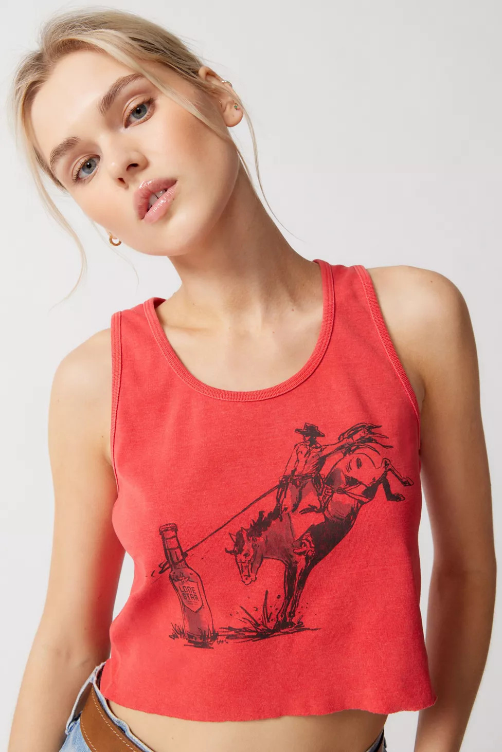 Lone Star Cowboy Graphic Tank Top | Urban Outfitters (US and RoW)
