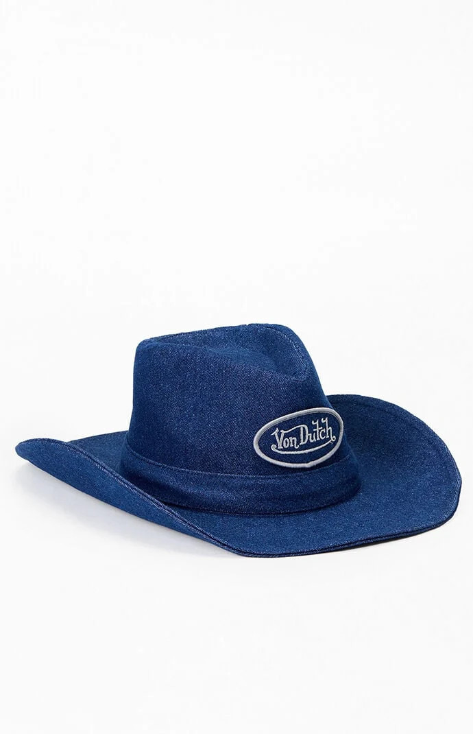 Von Dutch Jean Cowboy Hat in Denim | PacSun