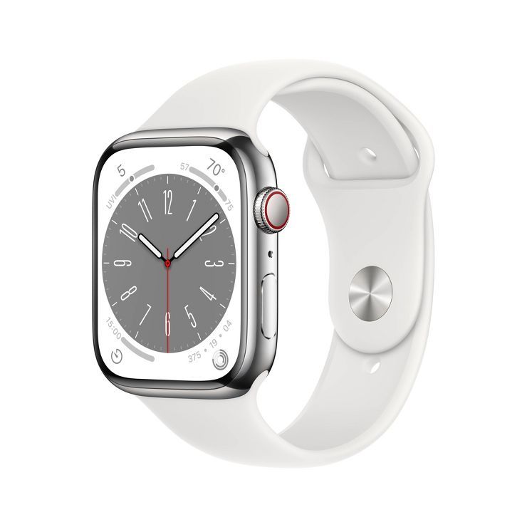 Apple Watch Series 8 GPS + Cellular Stainless Steel Case with Sport Band | Target