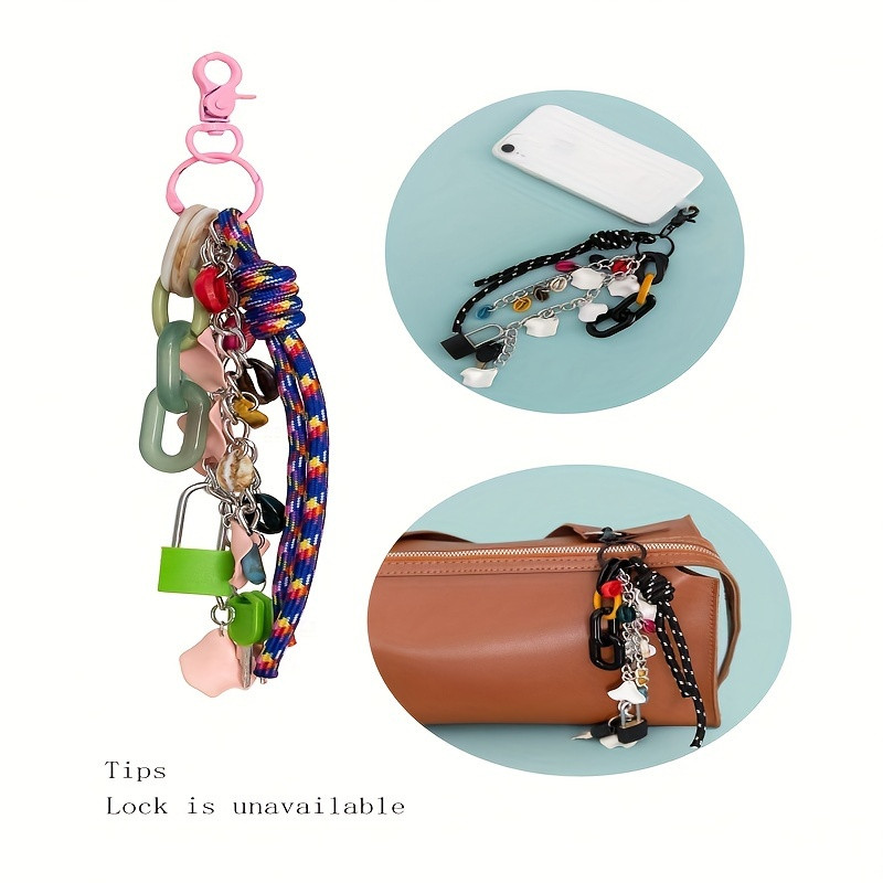 acrylic charm pendant diy tassel chain handbag decoration - Temu | Temu Affiliate Program