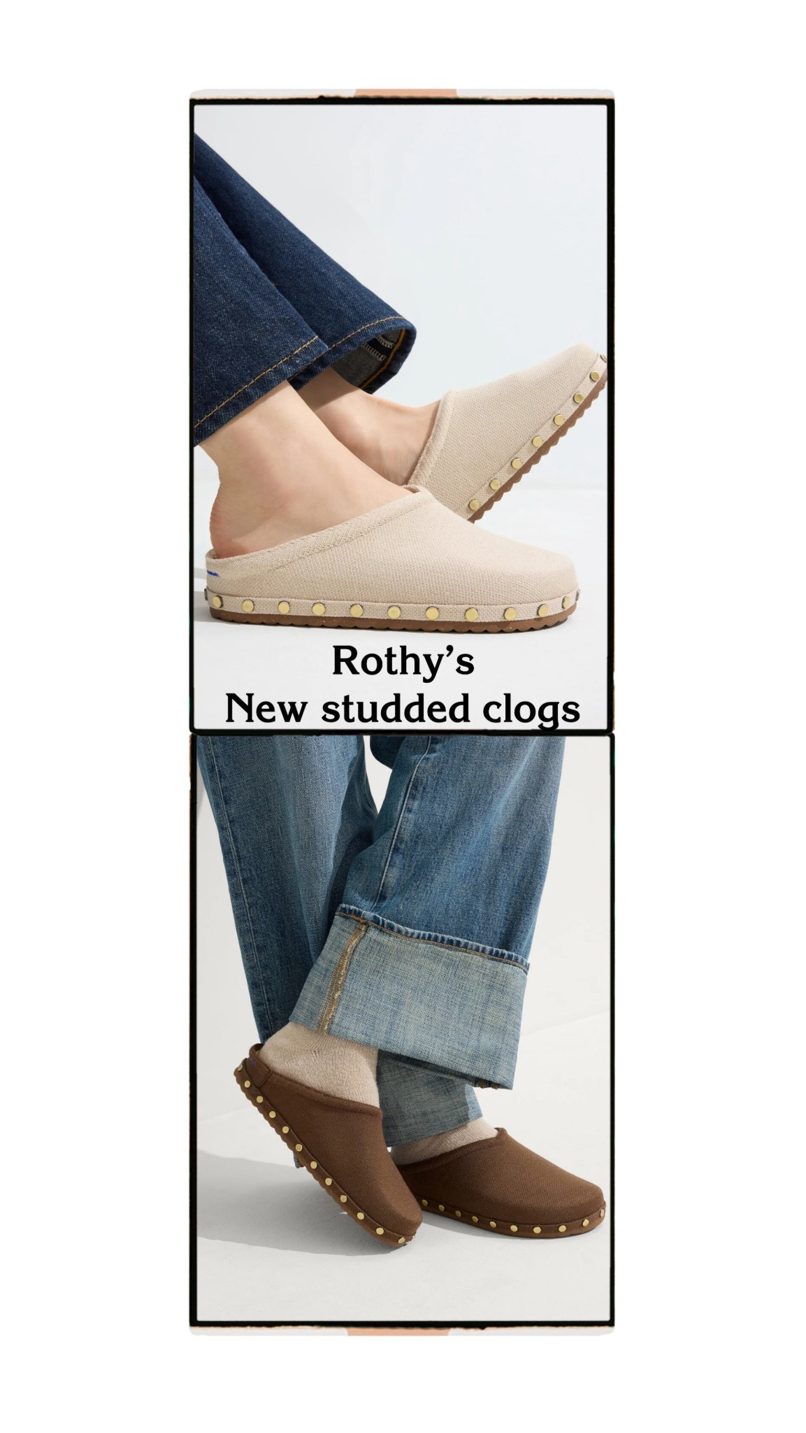 New from Rothy’s! A studded casual clog, that adds a little bit of punk glam to your fit. Love how subtle and fun these are. Available in all sizes! #rothys 

#LTKootd #LTKGiftGuide #LTKU