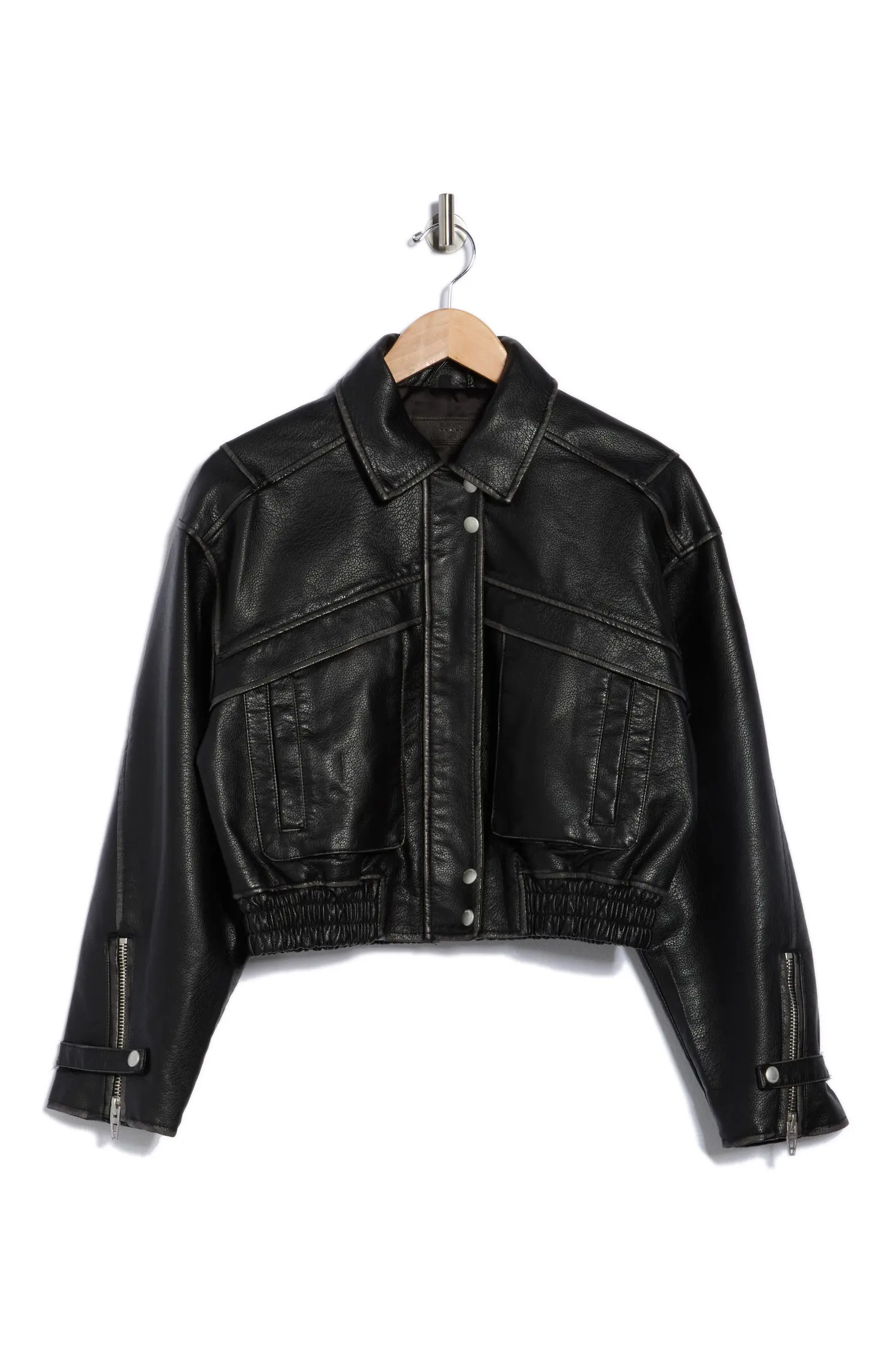 BLANKNYC Faux Leather Bomber Jacket (Women) | Nordstromrack | Nordstrom Rack