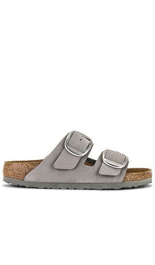 Arizona Big Buckle Sandal in Dove Gray | Revolve Clothing (Global)