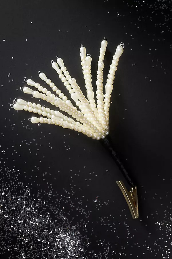 New Year's Eve Beaded Clip | Anthropologie (US)