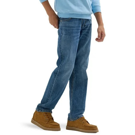 Wrangler Boys' 4-16 & Husky Straight Fit Jeans, Sizes 4-16 & Husky | Walmart (US)