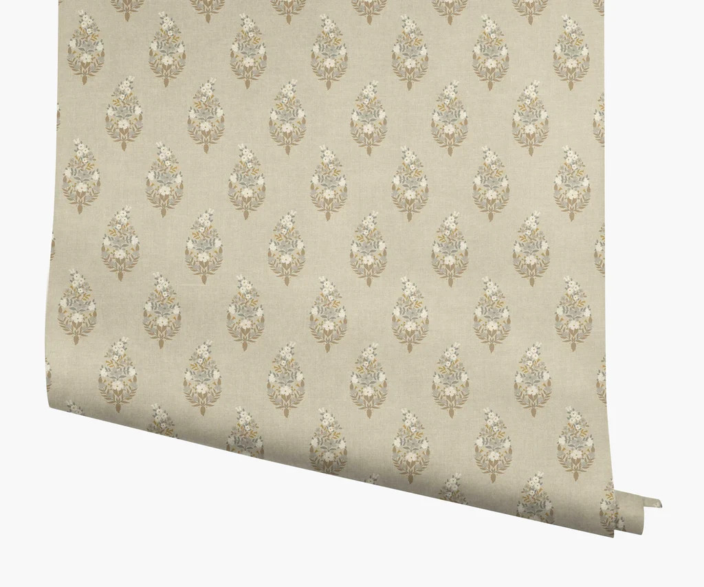 Paisley Wallpaper - Linen | Rifle Paper Co.