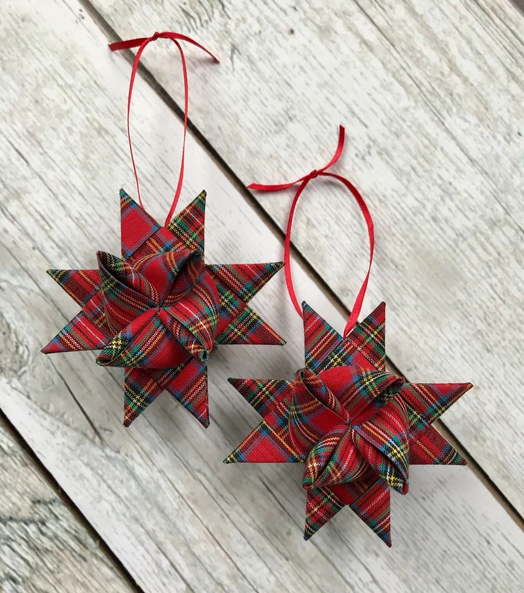 Royal Stewart Tartan Plaid Ornament - Etsy | Etsy (US)