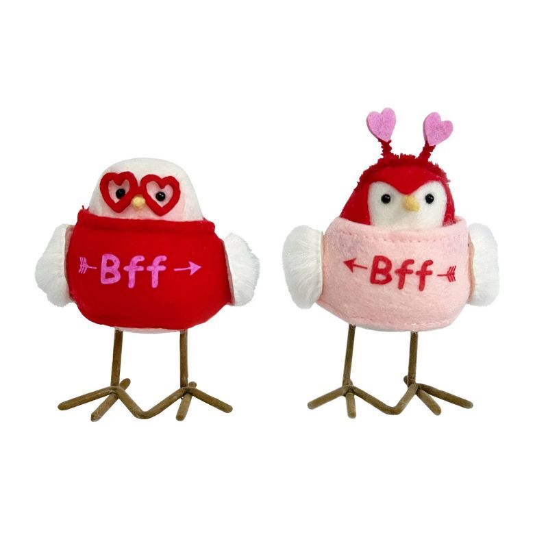 2ct Mini Valentine's Day 'BFF' Birds - Spritz™ | Target