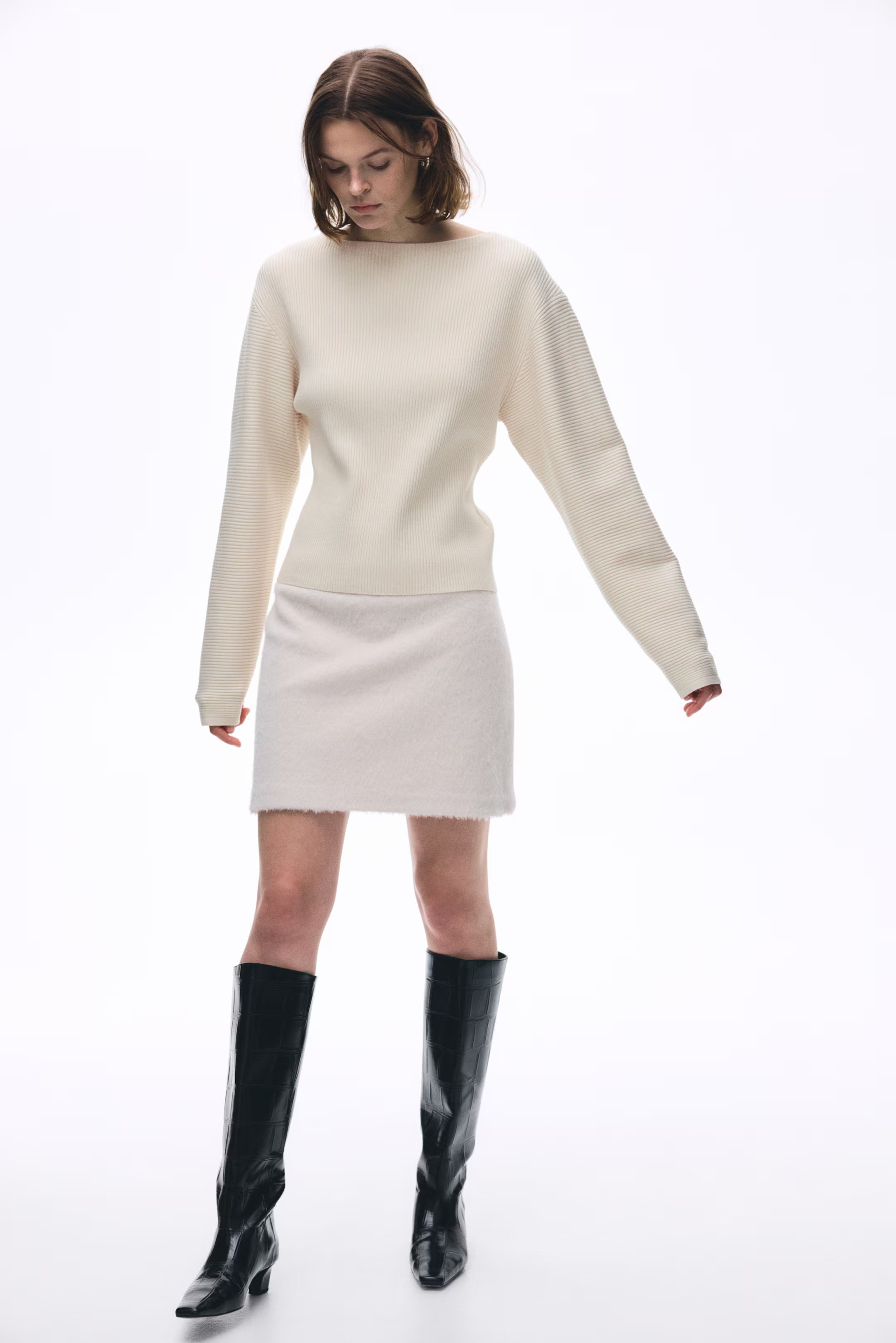 Rib-knit top | H&M (UK, MY, IN, SG, PH, TW, HK)