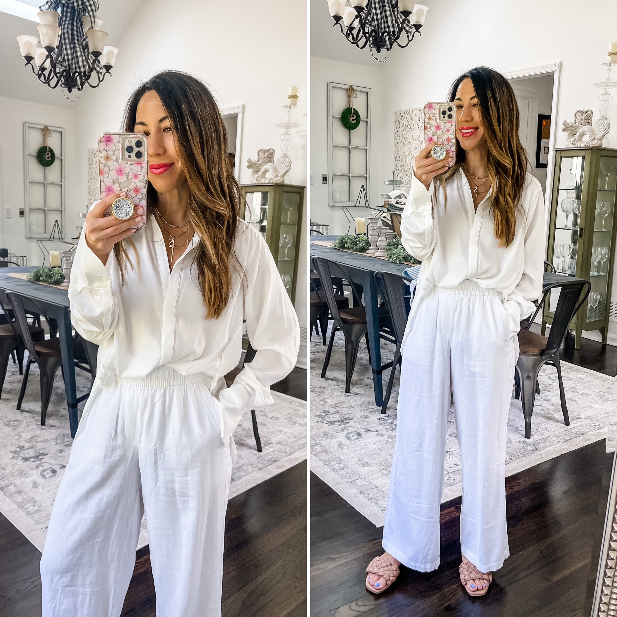 Gibson look code tammy20. 
Linen pants, white button down shirt 

Small top
Xs pants 

#LTKworkwear #LTKsalealert #LTKunder50