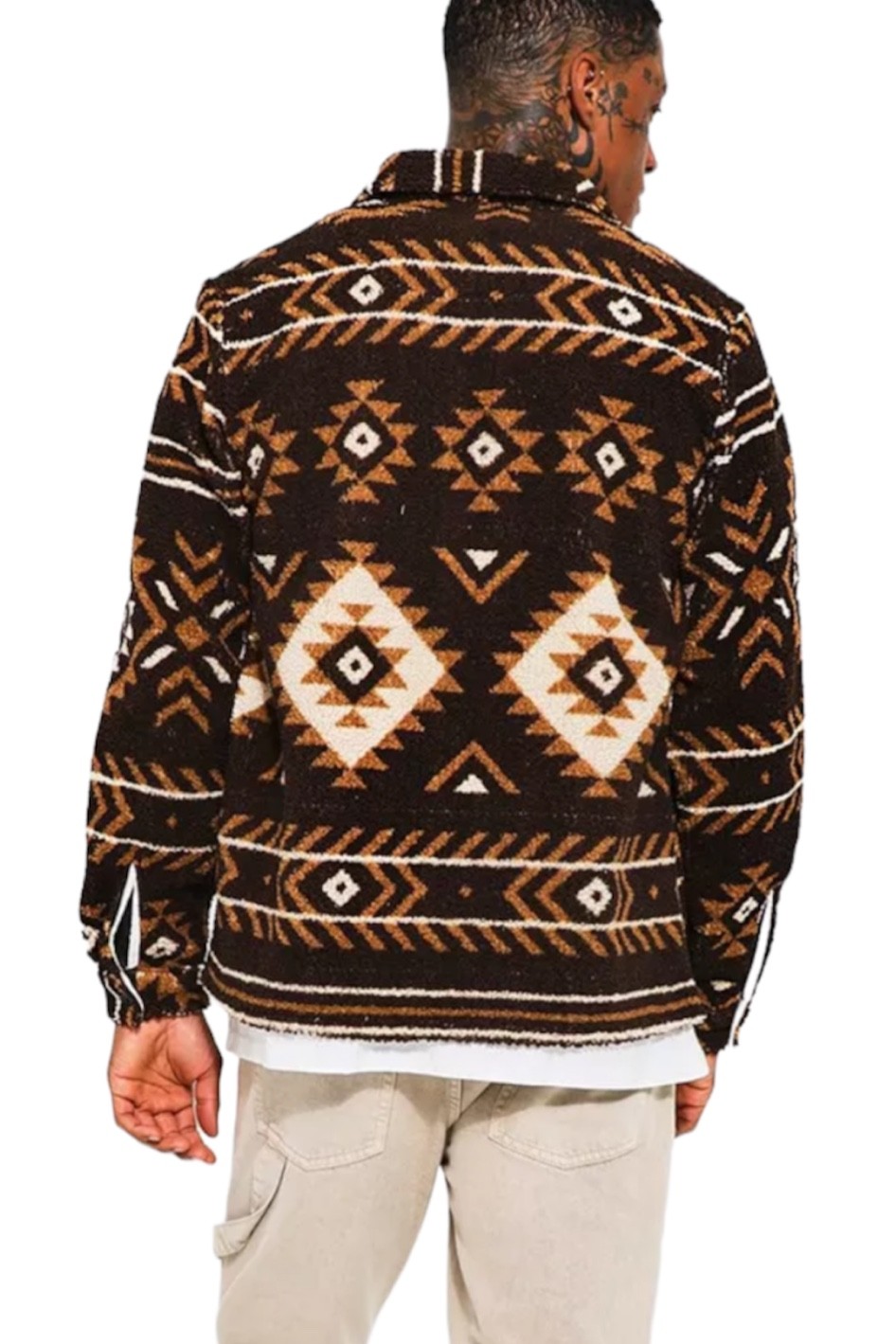 Mens aztec hgeometric #shacket 

#LTKfamily #LTKHoliday #LTKSeasonal