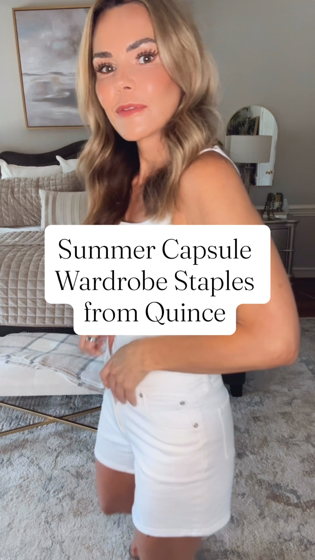 These are my favorite wear forever summer capsule wardrobe pieces from @Quince #QuincePartner