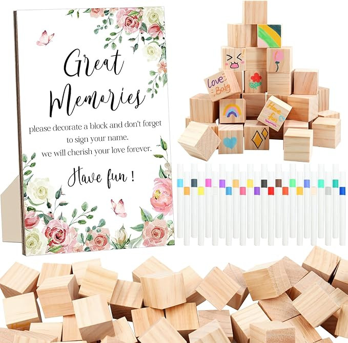 97 Pcs Flower Baby Shower Games Sign Kit, Flower Theme Party Decoration, Including Game Sign DIY ... | Amazon (US)