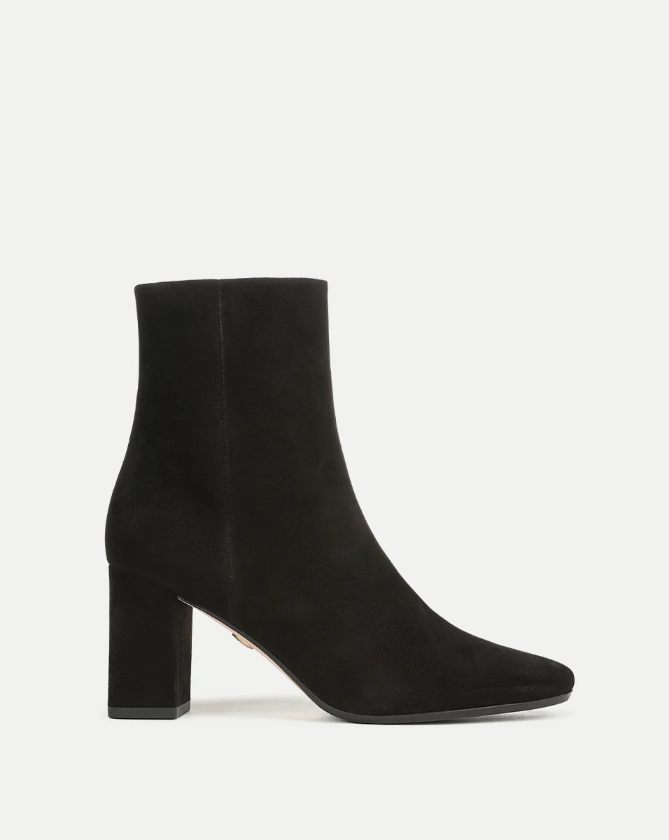 Veronica Beard Cera Suede Ankle Boot Black | Veronica Beard