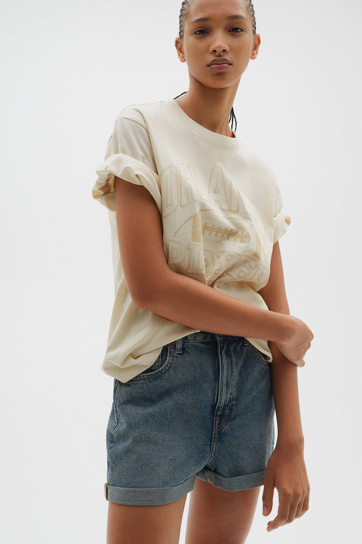 High Waist Denim Shorts - High waist - Short - Denim blue - Ladies | H&M US | H&M (US + CA)