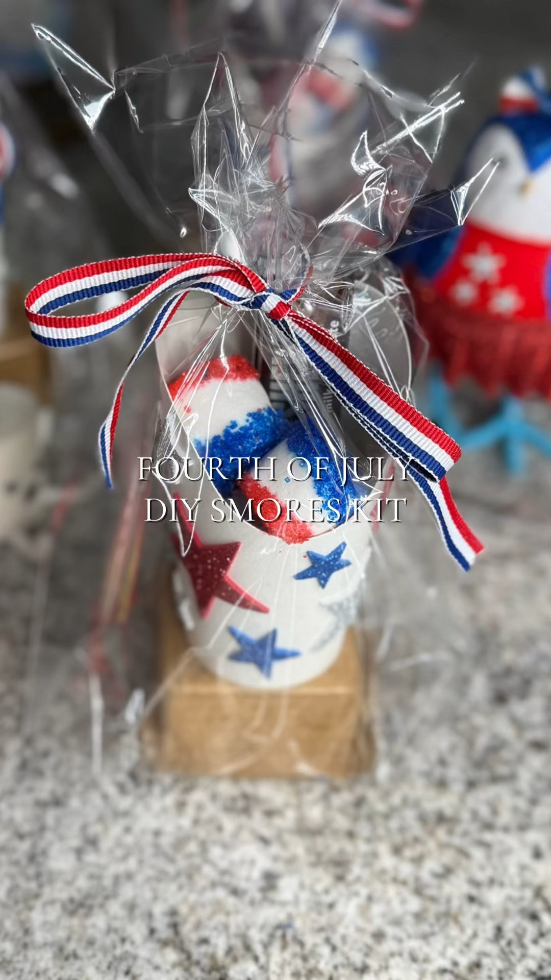 Fourth Of July DIY Smores Kit 🇺🇸 take s’mores to a whole new level with this #fourthofjuly s’mores kit. Adding the sprinkles to the marshmallows is so simple and quick, and makes these #smoreskits super festive! Can’t wait for my kiddos and their buddies to enjoy these s’mores while we wait for the fireworks to start!

#LTKKids #LTKSeasonal #LTKParties