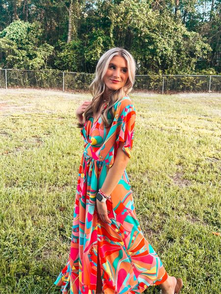 in love with this dress, giving groovy vibes!!
so bright and vibrant! I just love it!
This one is from These Three so I am going to link some that are similar!!

#boutique #dress #groovy #concert #day #night #summer #summerdress #pink #70s #blonde #pearls #barbienightout #barbie #barbiemovie #shein 

#LTKfit #LTKstyletip #LTKFind